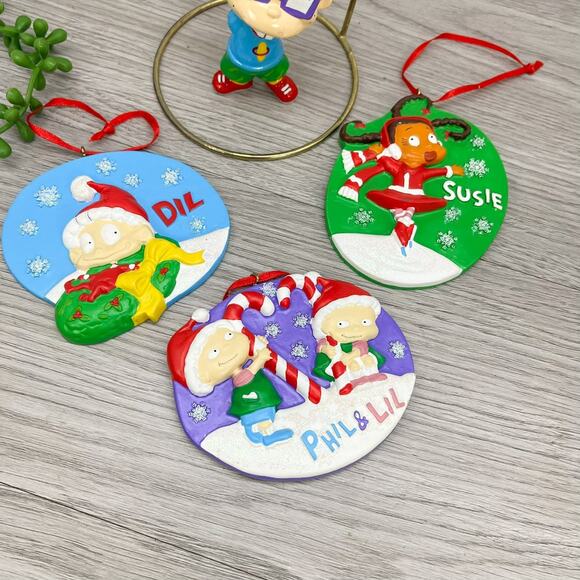 Lot of 4 Vintage Nickelodeon's Rugrats Collectible Ornaments Rugrats Figures - Picture 3 of 6